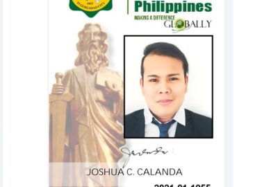 Joshua C. Calanda, Dubai (BS-HRM)